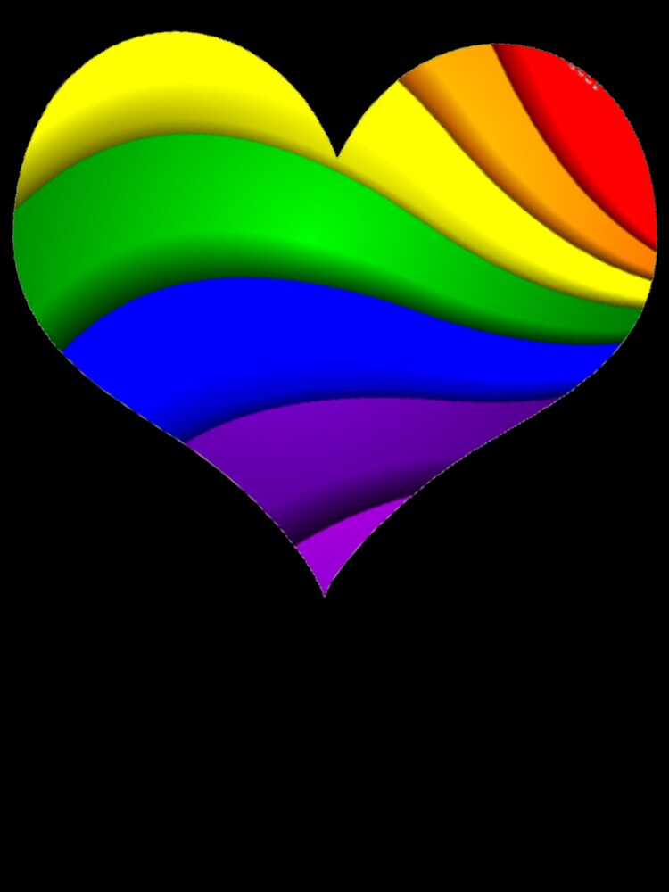 Hippie Loveheart Rainbow by BuggingOut