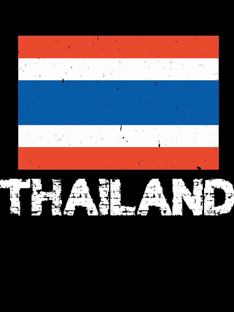 Thailand Flag T-Shirt for Men and Women by AllStarMerch