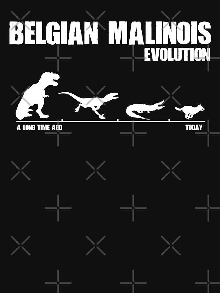 Belgian Malinois Evolution - Maligator Maliraptor Gift by Malinois Drive