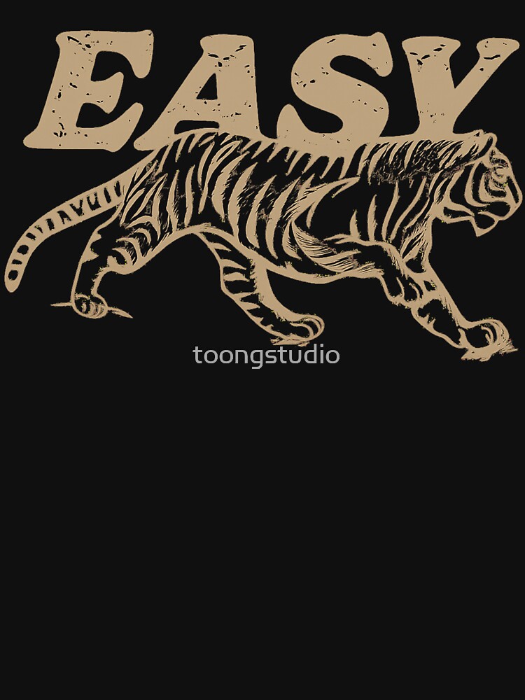 Easy Tiger, Retro Boho, Aesthetic, Hippie, Indie by toongstudio