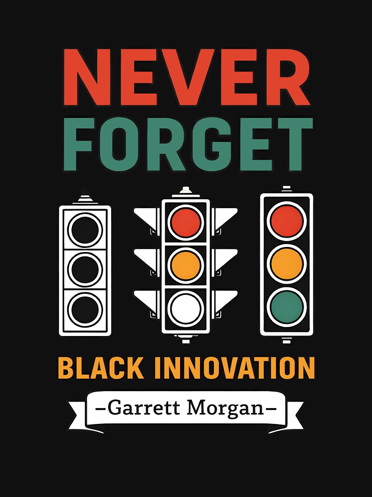 Never Forget Black Innovation Traffic Signal Black History by VibeWear2026