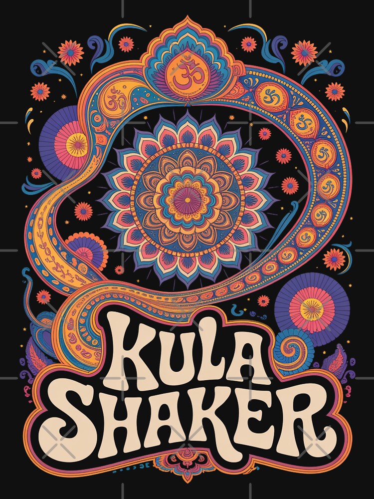 Kula Shaker Design Series – Psychedelic Rock & Spiritual Art Collection by Nordic Echo