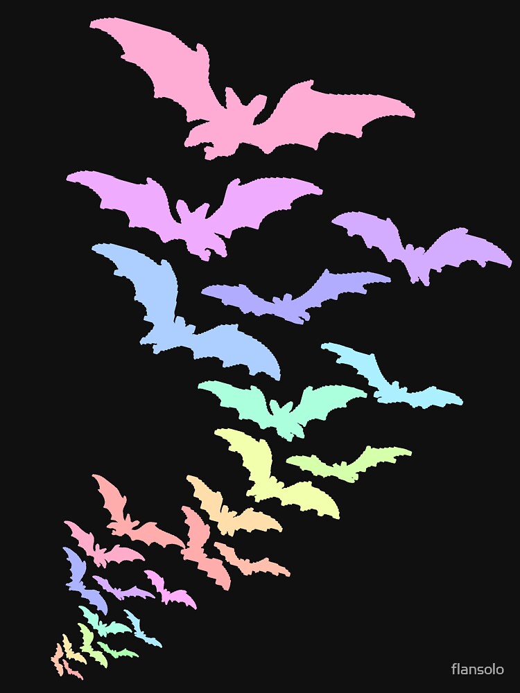 Pastel Bats by flansolo