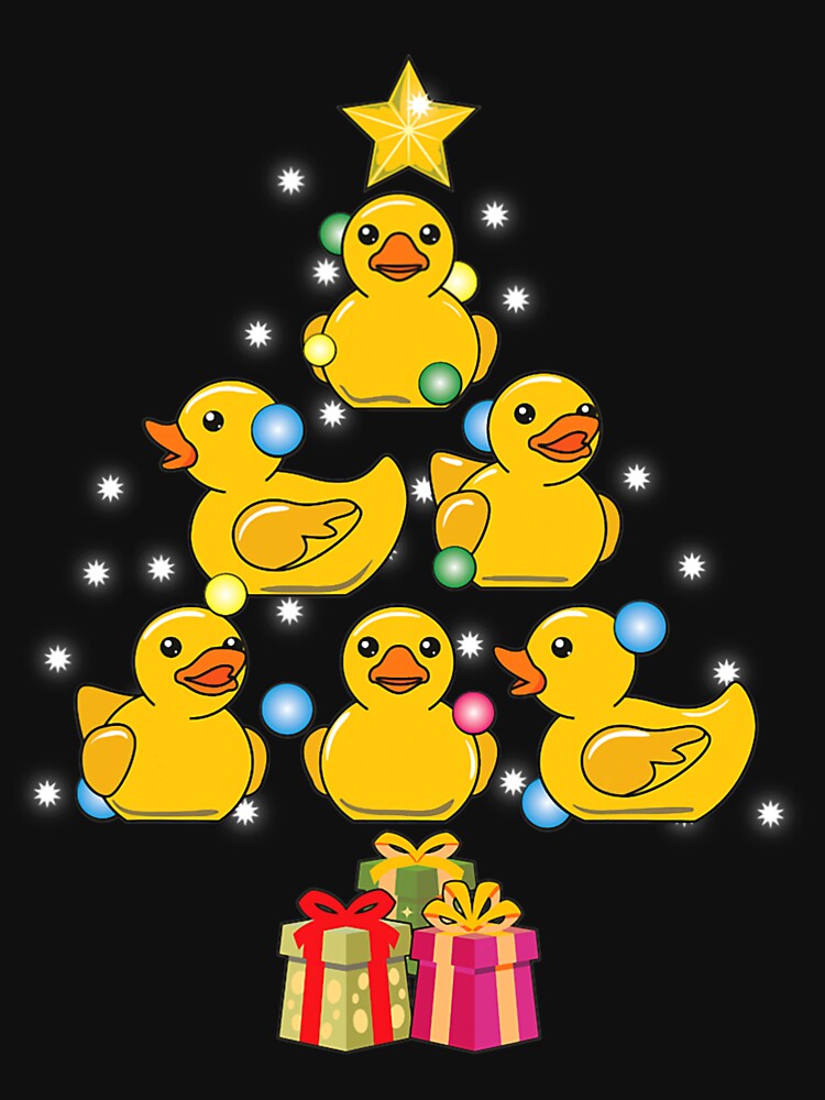 Duck Christmas Tree Duckie and Quack Christmas by LOYLEANTRELL