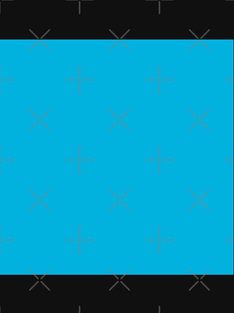 Plain Solid Color Cyan Blue 3 by mimihuang creations