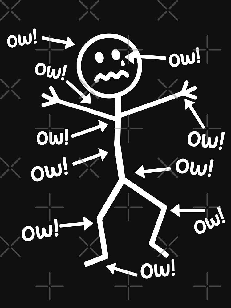 Ow Stick Figure by culturecute