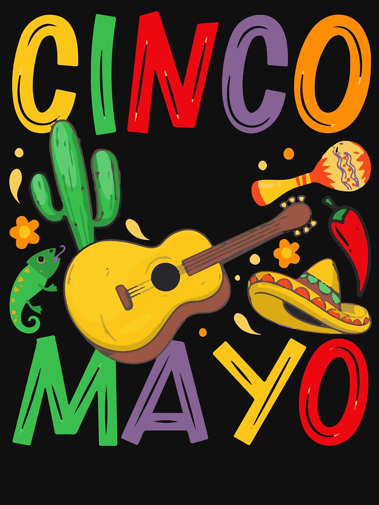 Cinco De Mayo Long Sleeve T-Shirt by Mega Foo