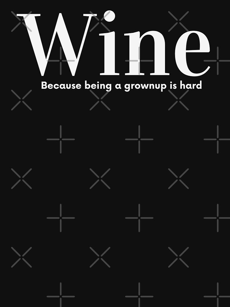 Funny Wine Drinker Wine Lover Gift by BronikowskiART