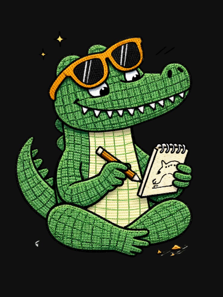 Creative Crocodile – Drawing Hobby Artist Mood by ColorSplash123
