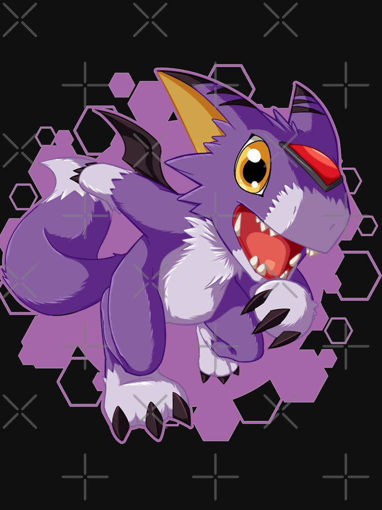 Chibi dorumon cute digimon design by NguyenKelley