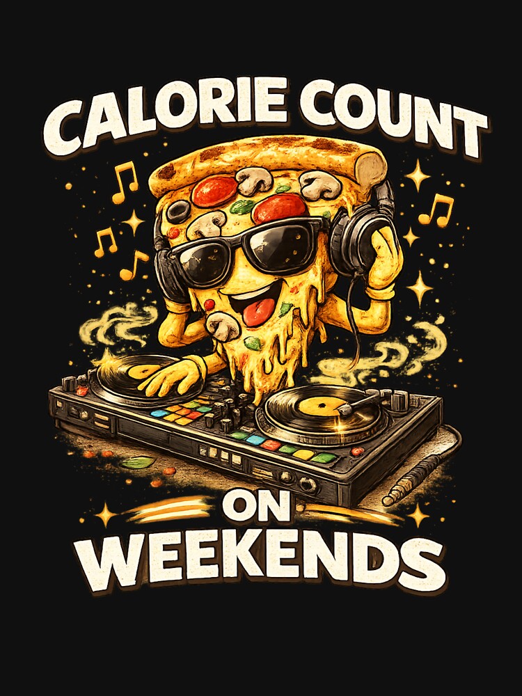 Calories count on weekends design by TAMBUGH