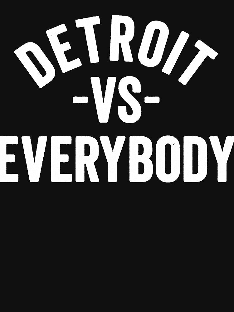 Vintage retro Detroit vs Everybody Essential by Dwigdwell