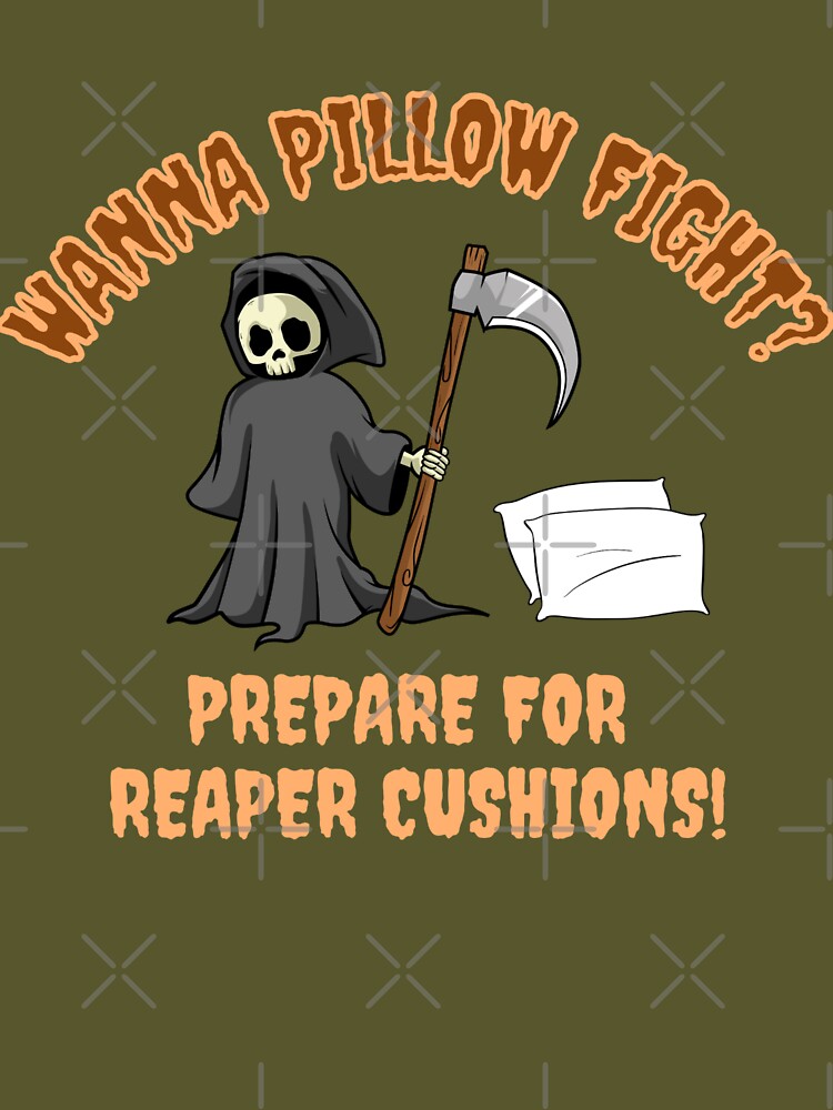 Halloween Pillow Fight Reaper Cushions by AlpacaSmokes