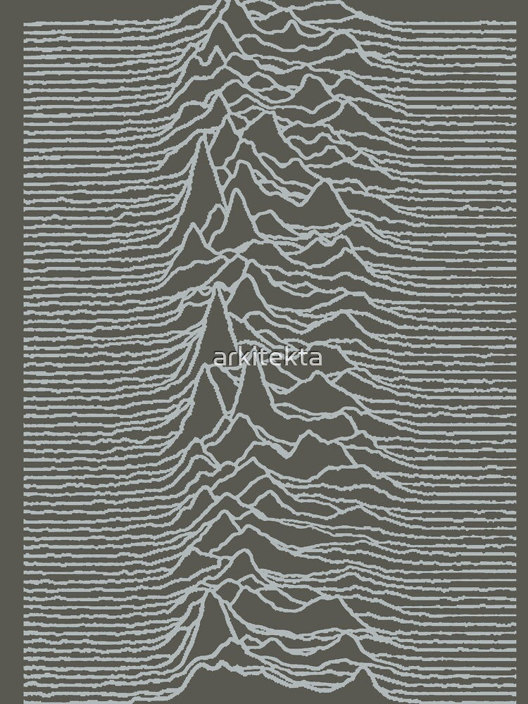 Silver Unknown Pleasures by arkitekta