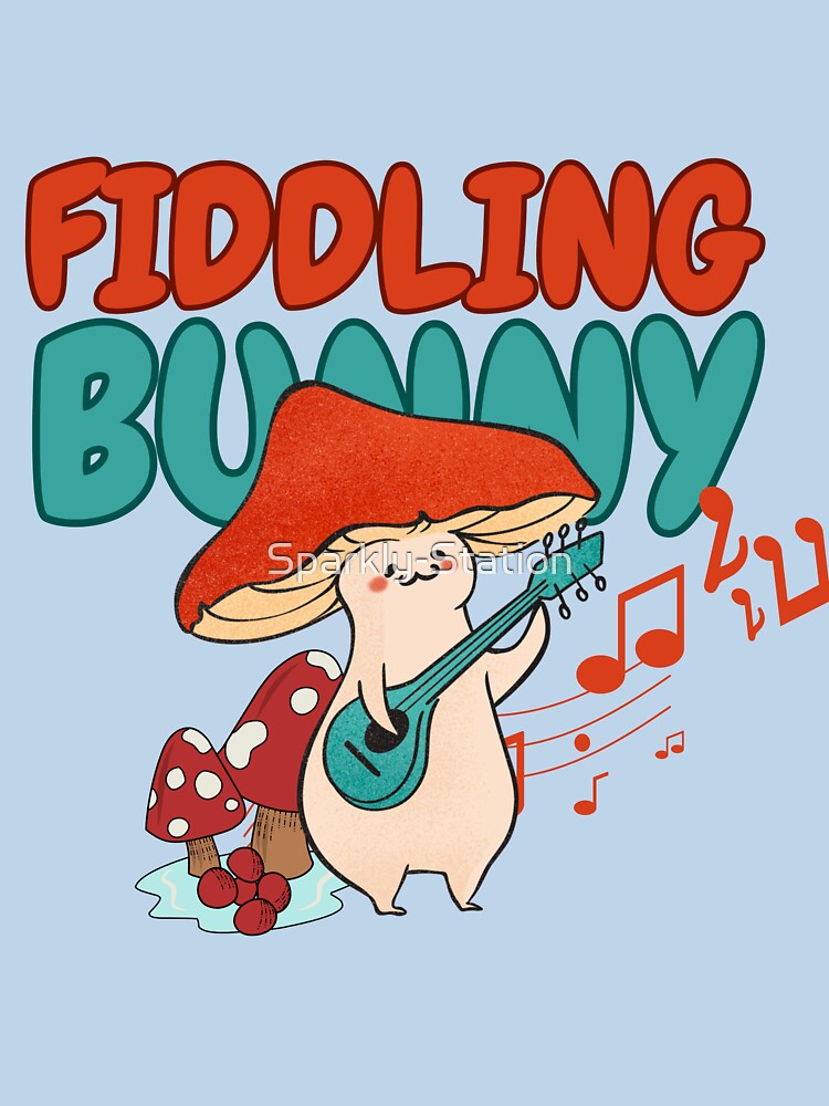 FIDDLING BUNNY by Sparkly-Station