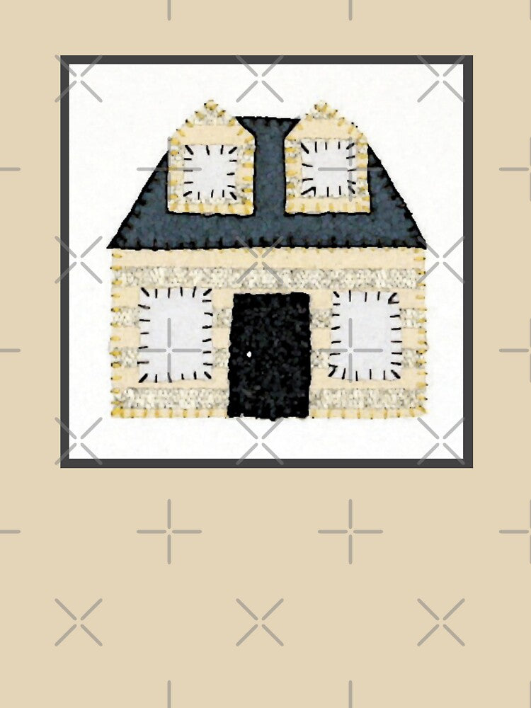 Excerpt from 3 Houses #1-Yellow House by ErinBrieArt