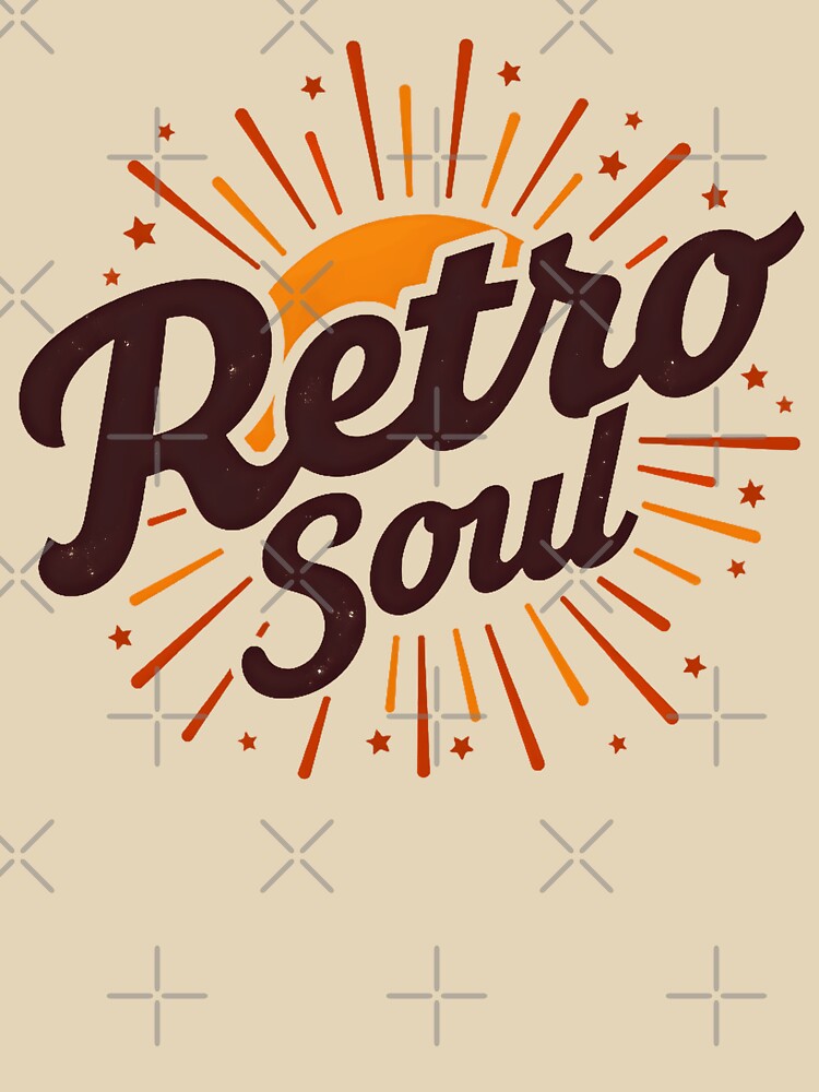 Retro Soul Vintage Sunset Design by Everywhere Prints