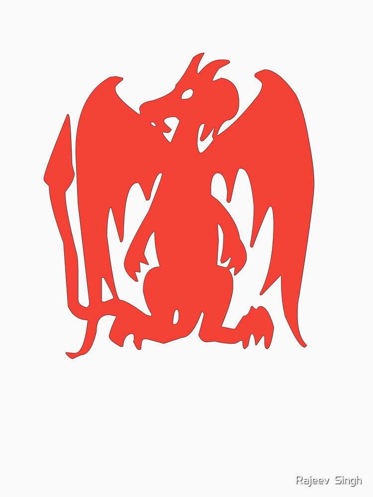 Dragon Initial Monogram M by Rajeev Singh