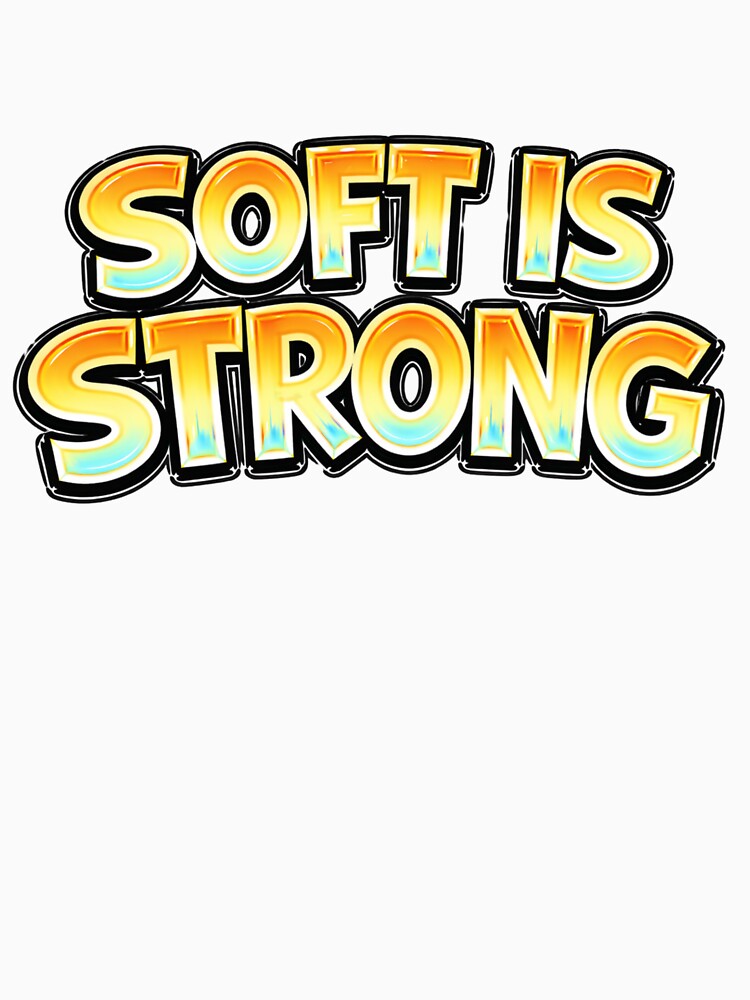 SOFT IS STRONG – hand drawn childlike typography by Mac Sketches