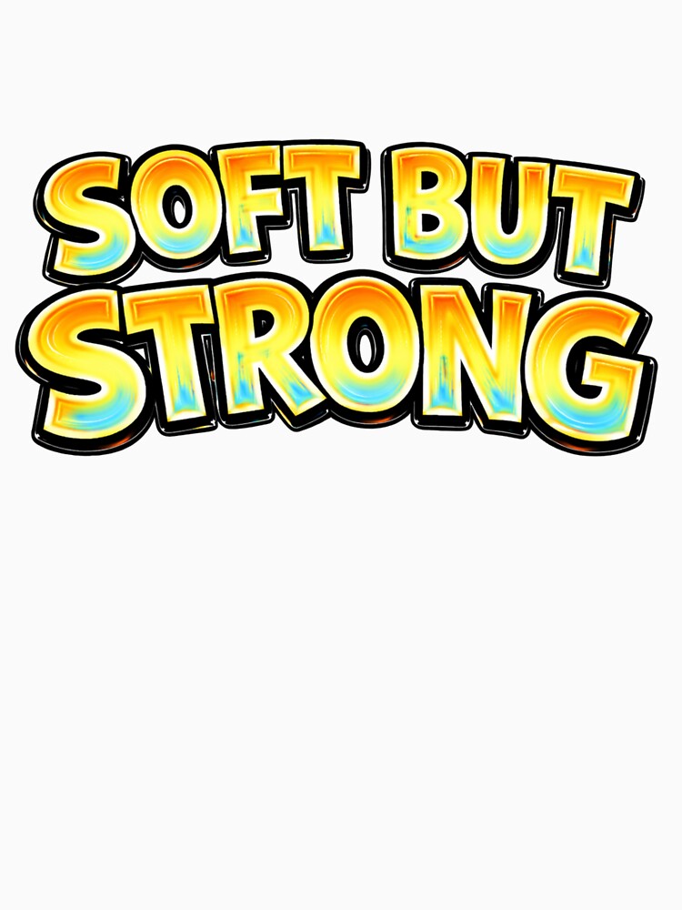 SOFT BUT STRONG – hand drawn childlike typography by Mac Sketches