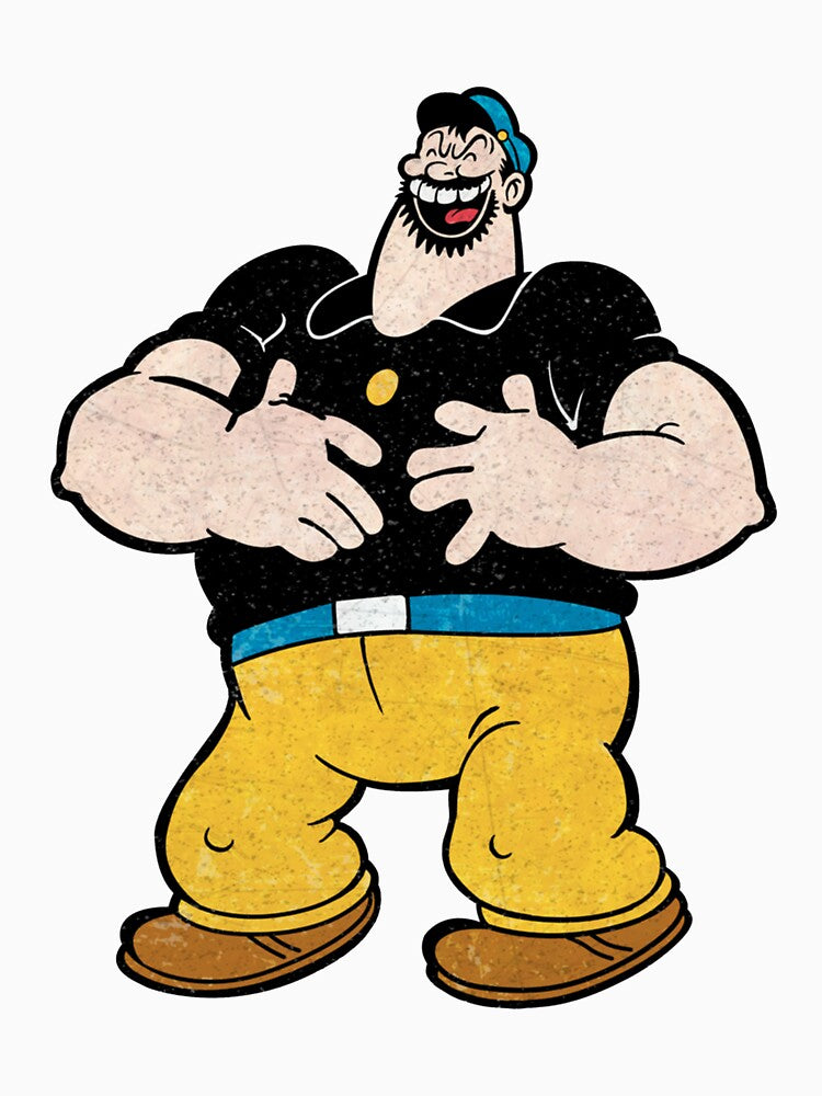 Bluto Laughing Classic 1930s Cartoon Character from Popeye Classic by Sabrina5486021