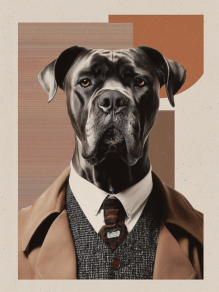 Cane Corso in Suit by lautir