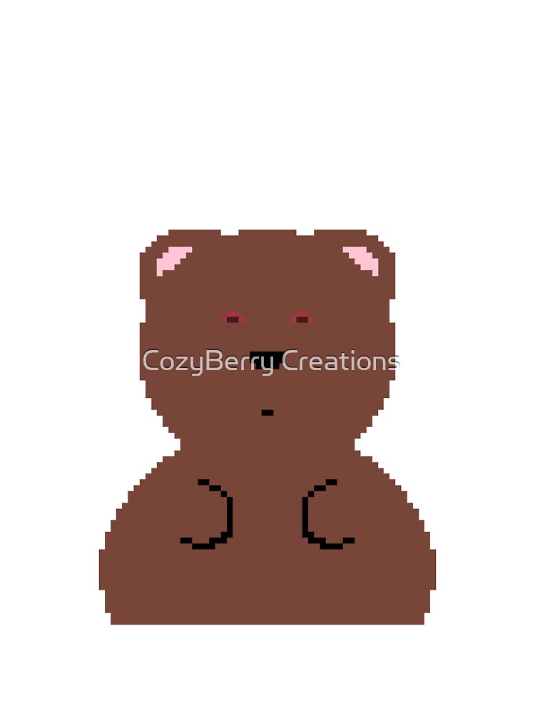 Pixel Bear by CozyBerry Creations