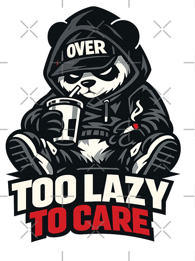 Lazy Panda Doesn’t Care Mood by UrbanAnimalLab