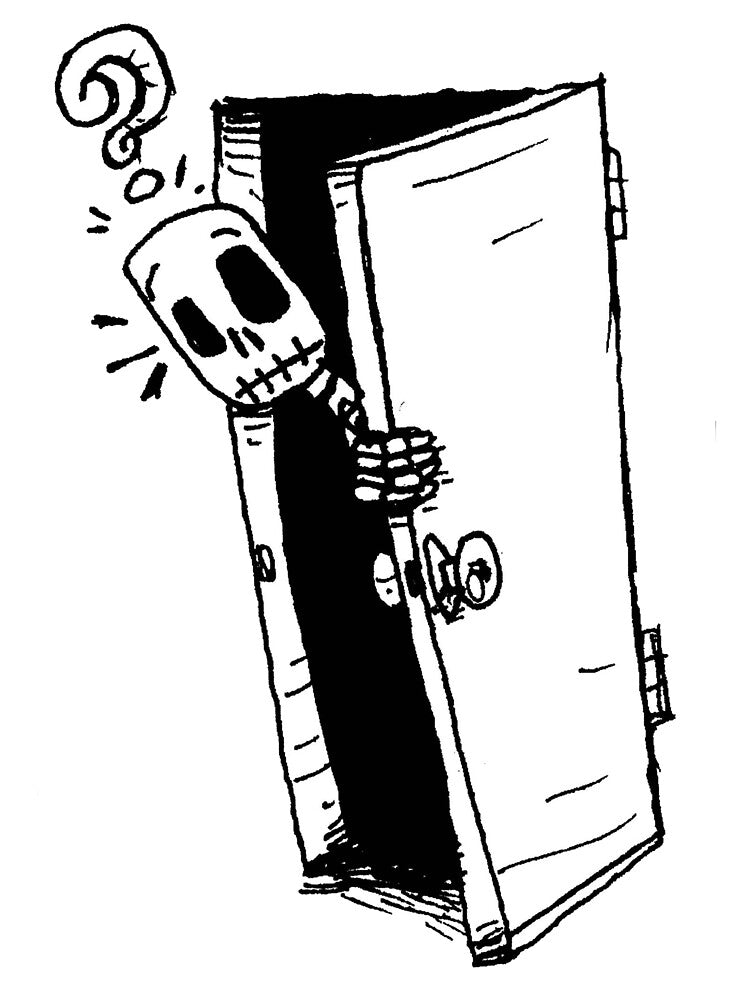 coming clean skeleton by ChucksVessel