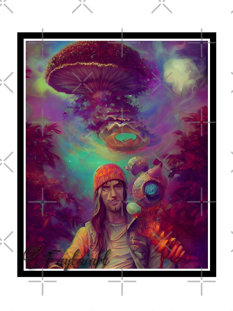 Hippie man vibin by Faytaiart