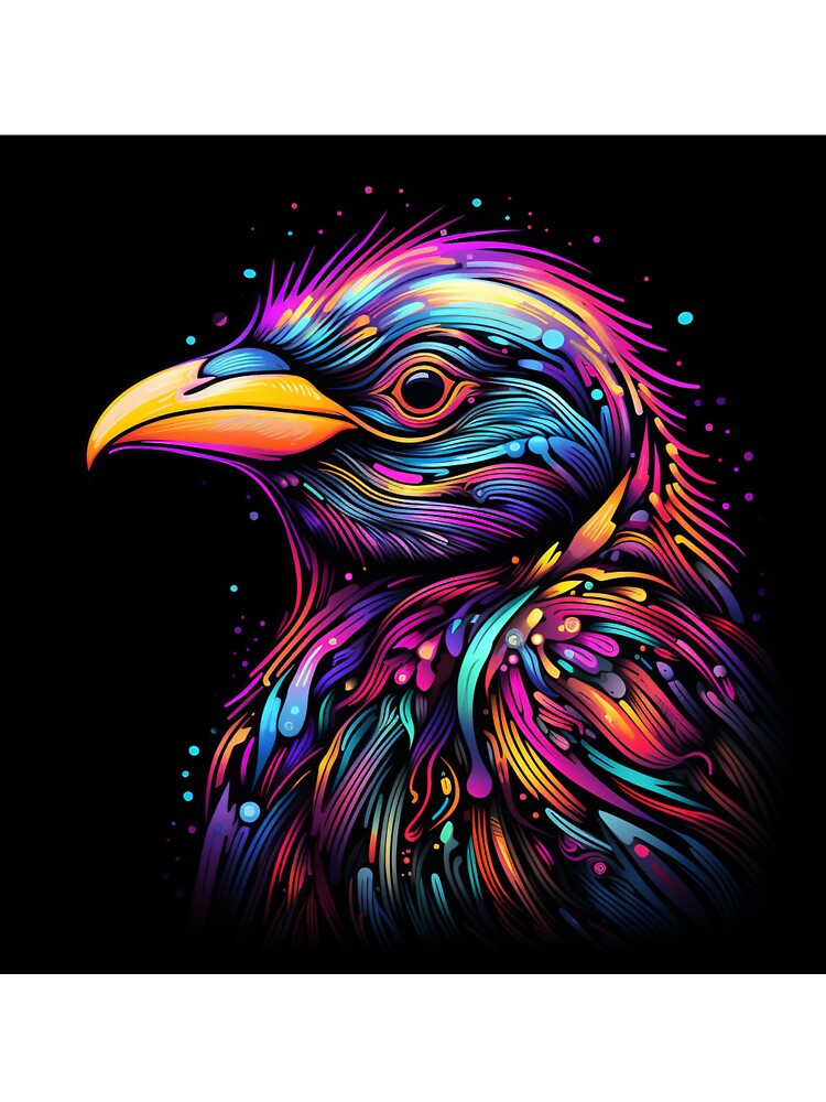 Penguin Neon Pop Art 1 by AstroRisq