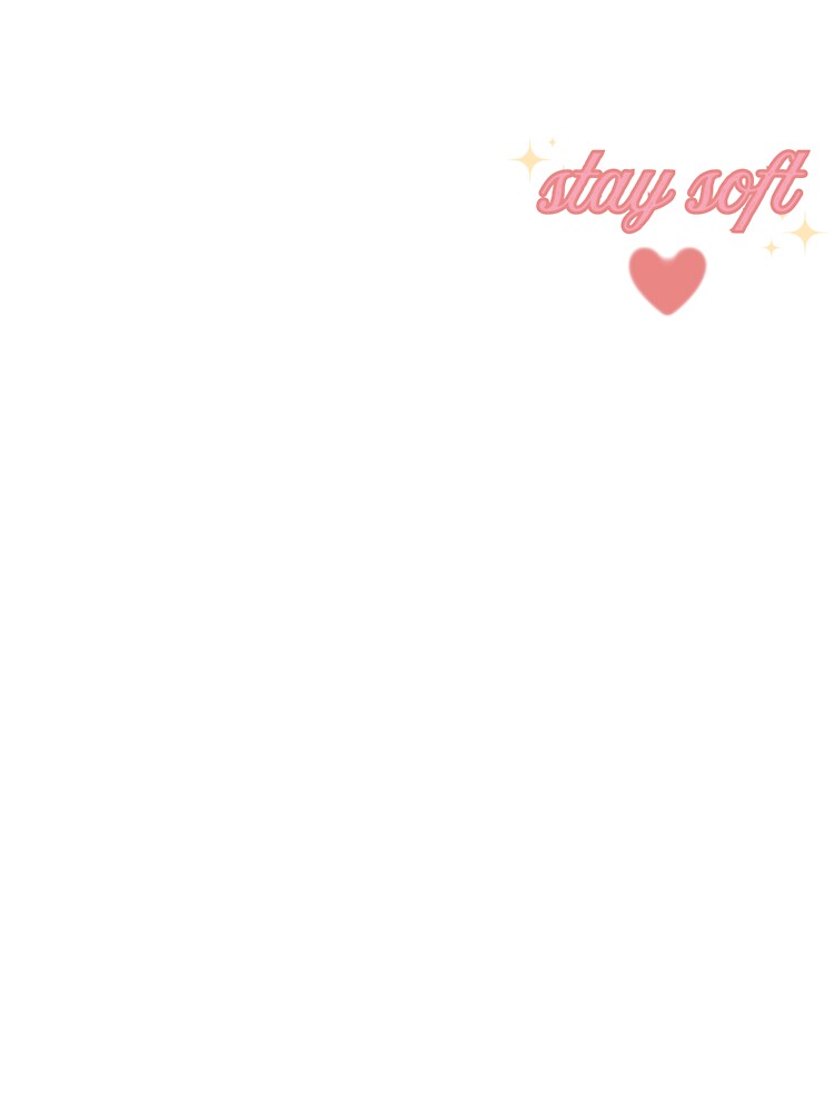 Stay Soft Aesthetic Minimal Typography Design by muffinvibes