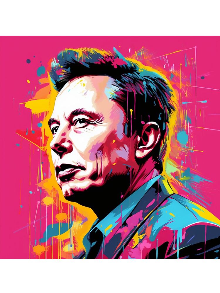 Musk Pop Art 2 by AstroRisq