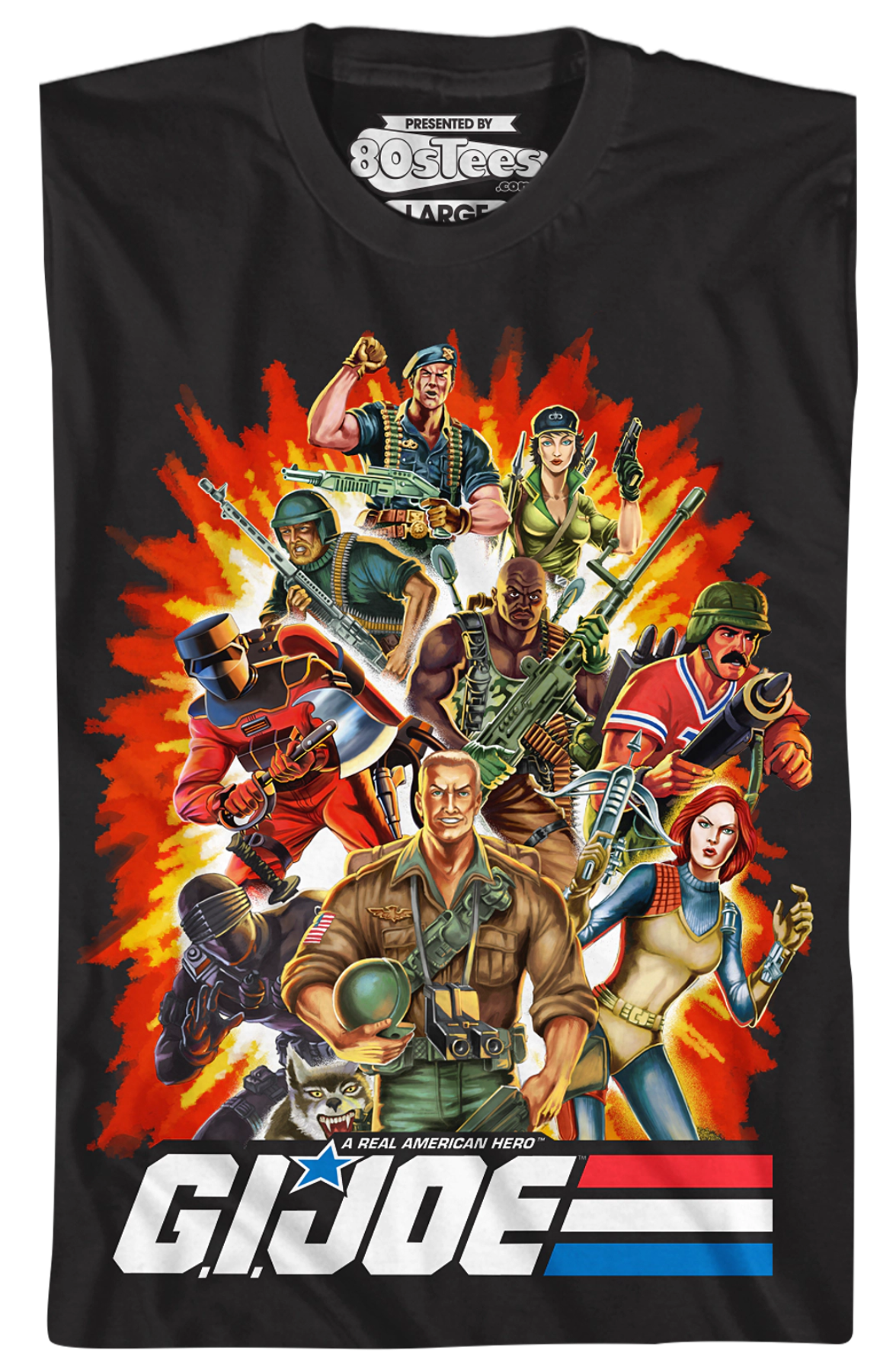 Real American Heroes Group GI Joe T-Shirt