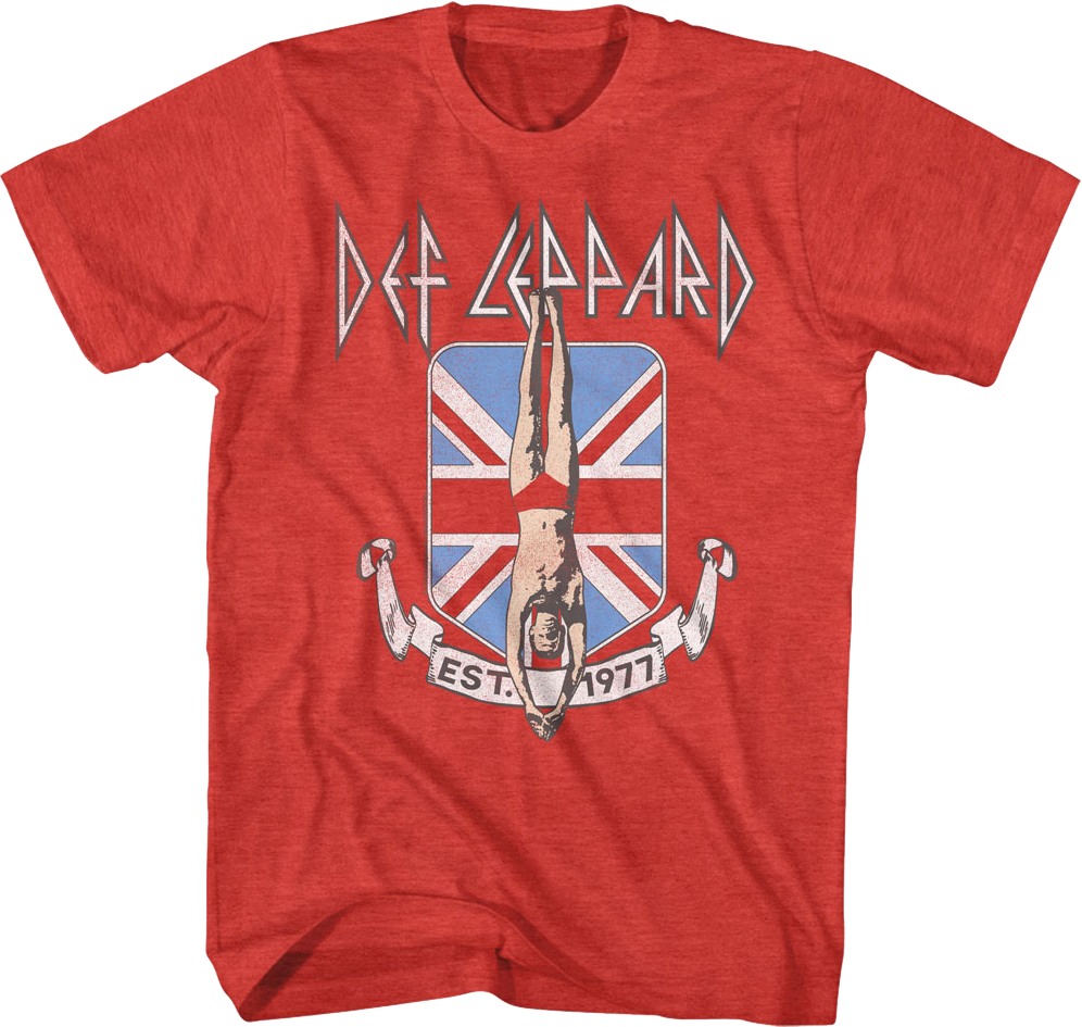 Red Est. 1977 Def Leppard T-Shirt