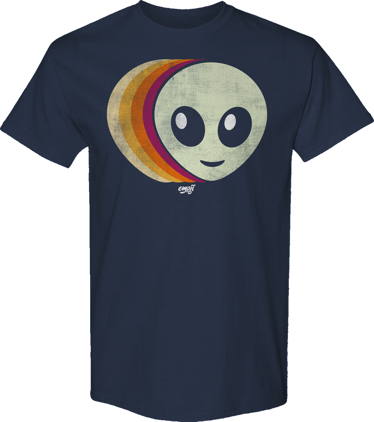 Retro Alien Face Emoji T-Shirt