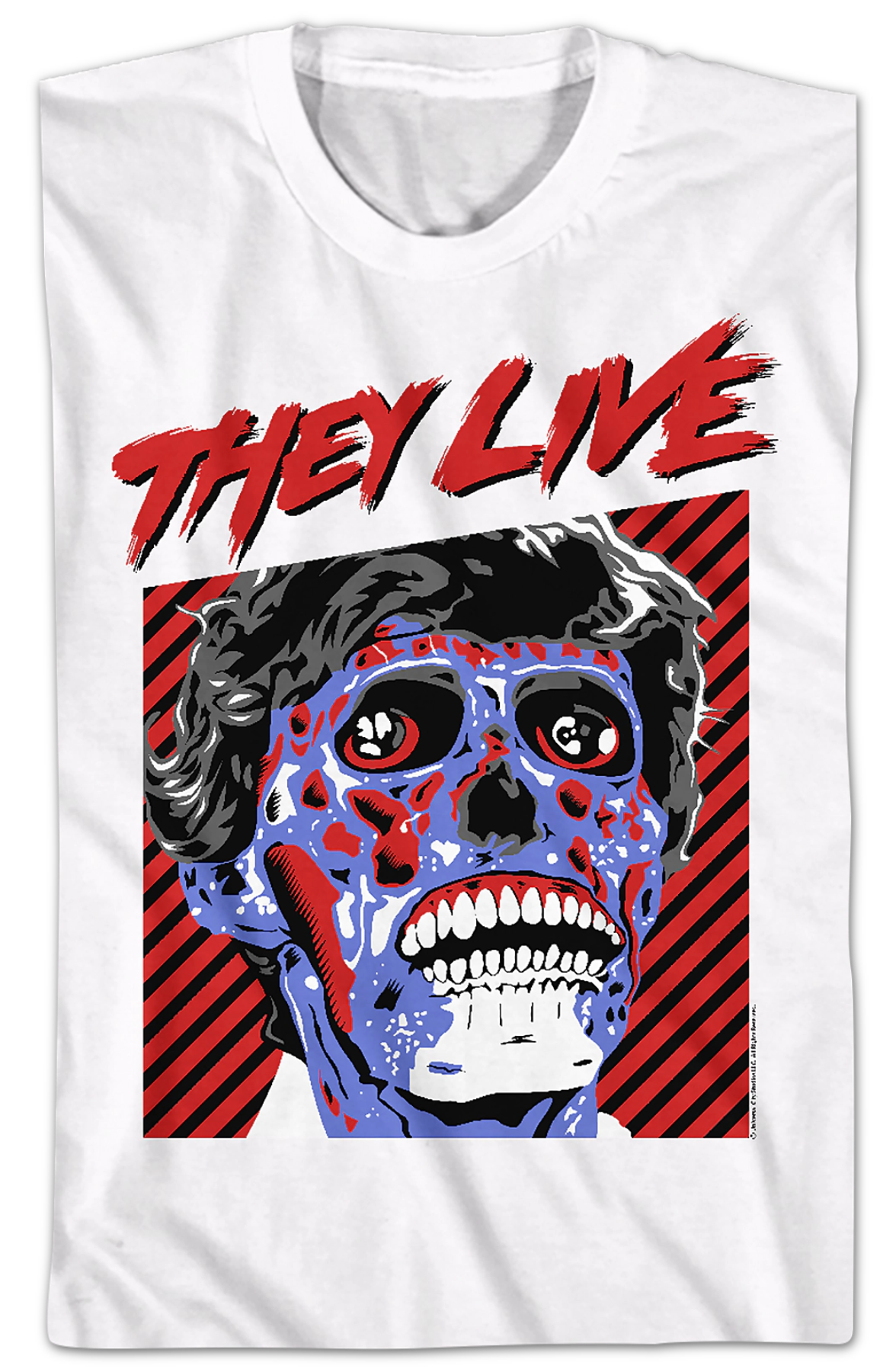 Retro Alien They Live T-Shirt