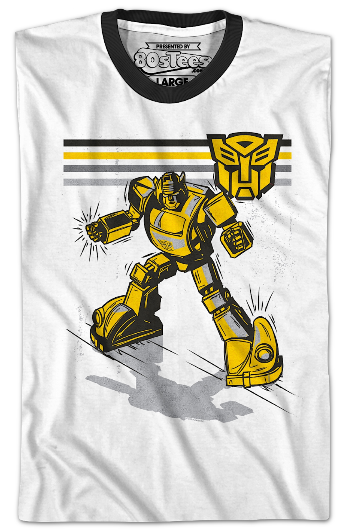 Retro Bumblebee Transformers Ringer Shirt