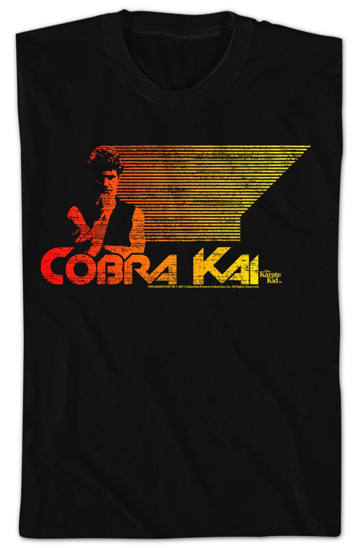 Retro Cobra Kai John Kreese Karate Kid T-Shirt