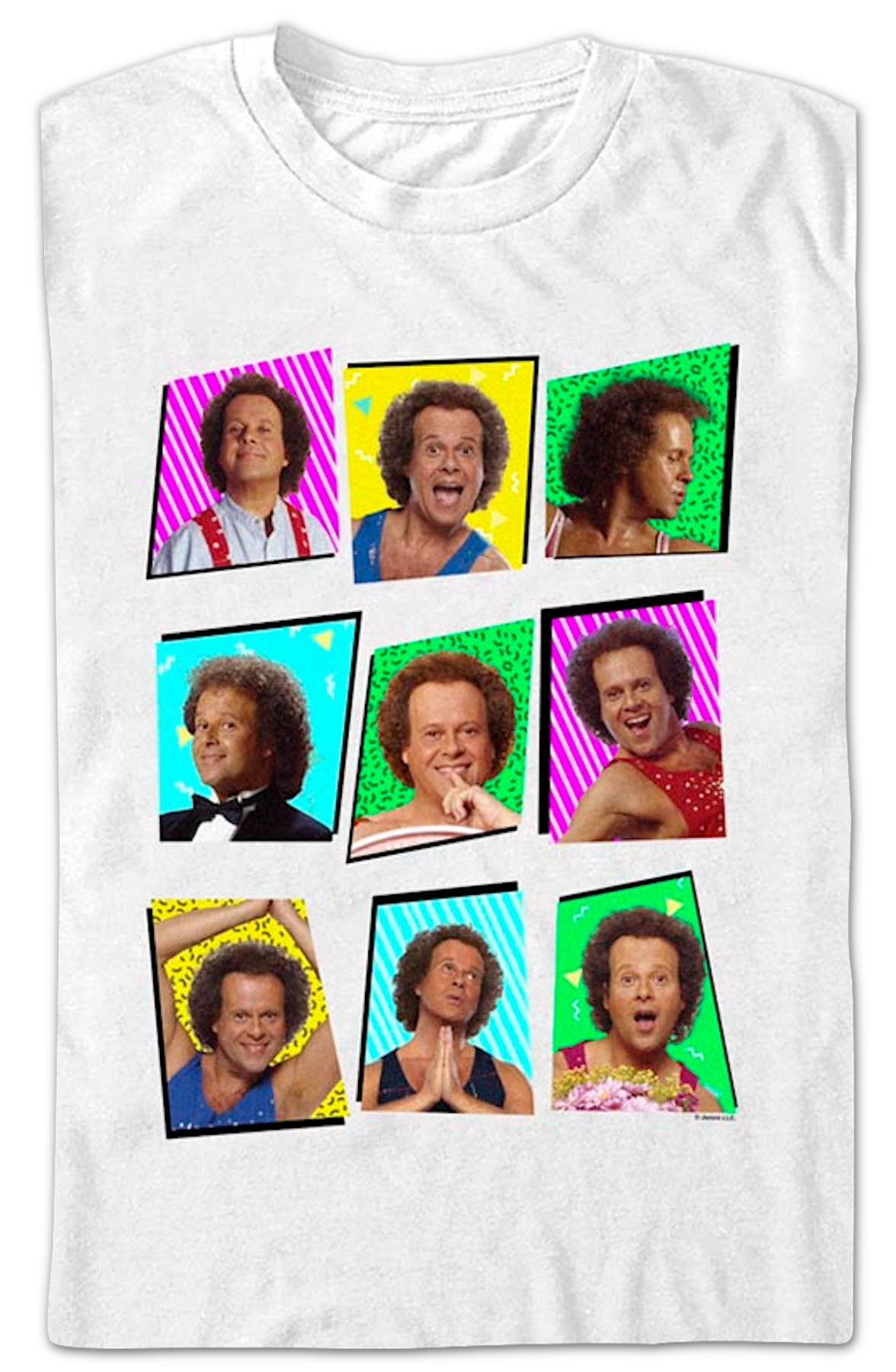 Retro Collage Richard Simmons T-Shirt