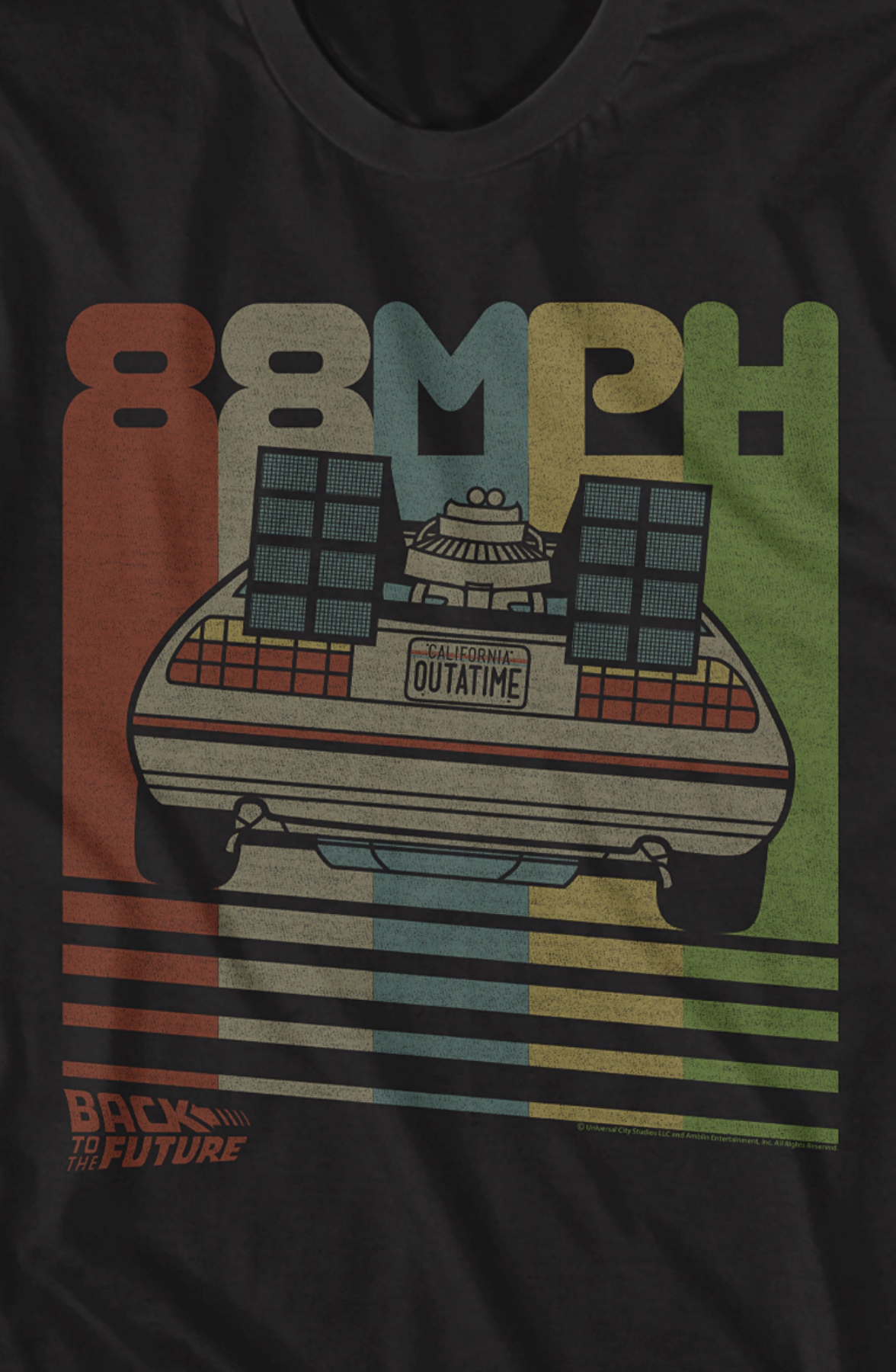 Retro DeLorean Back To The Future T-Shirt