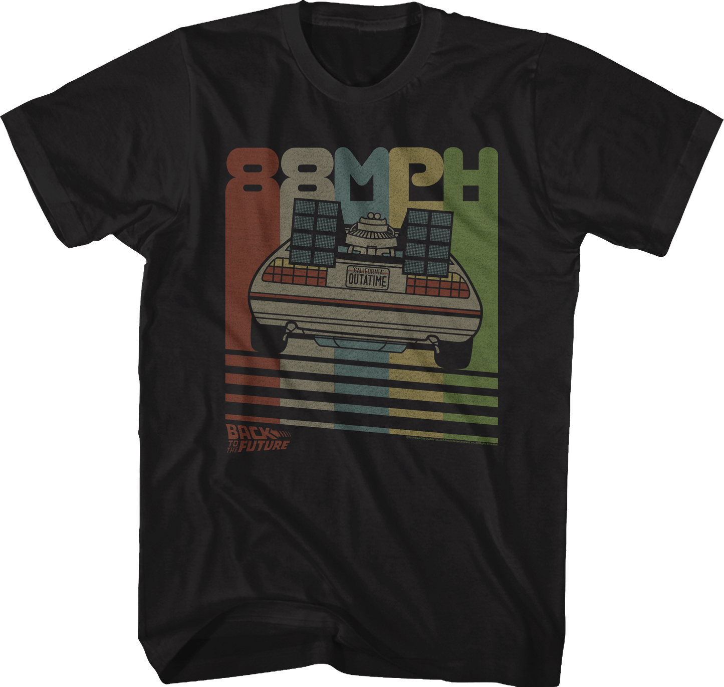 Retro DeLorean Back To The Future T-Shirt