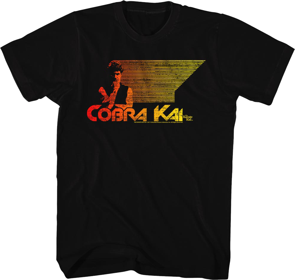 Retro Cobra Kai John Kreese Karate Kid T-Shirt