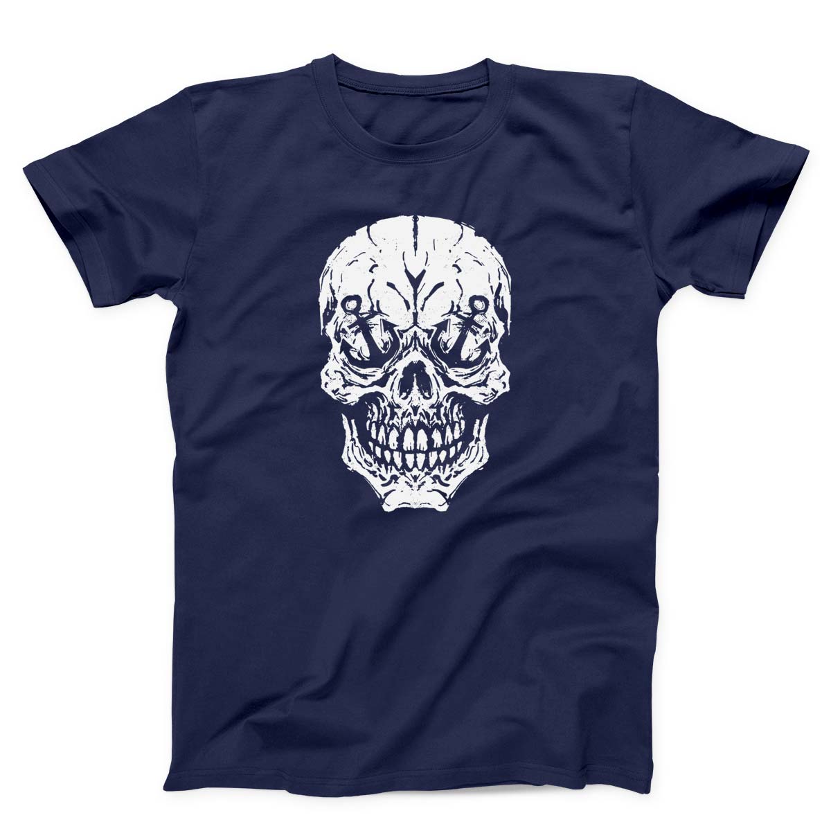 Skull With Anchor Eyes Unisex T-shirt