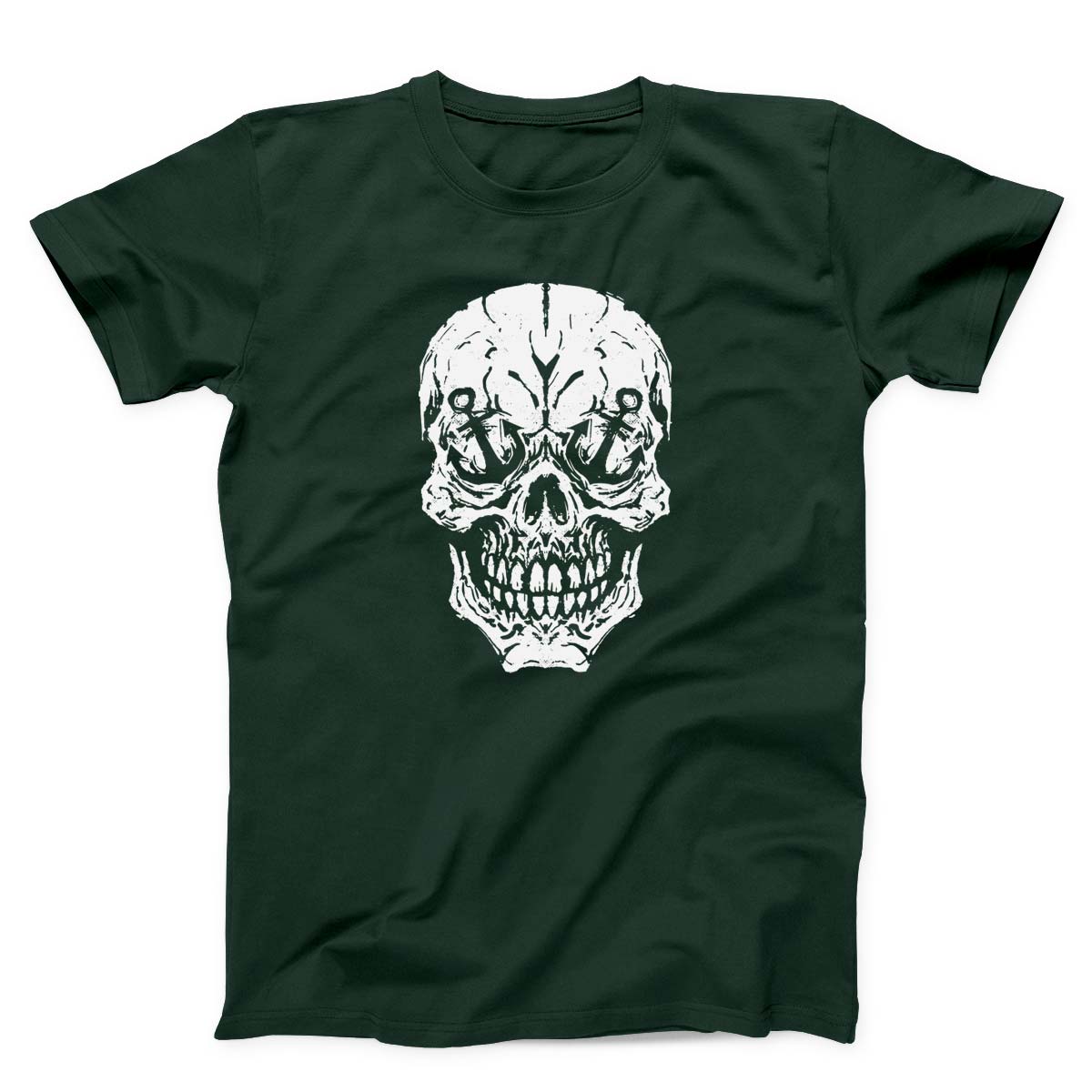 Skull With Anchor Eyes Unisex T-shirt