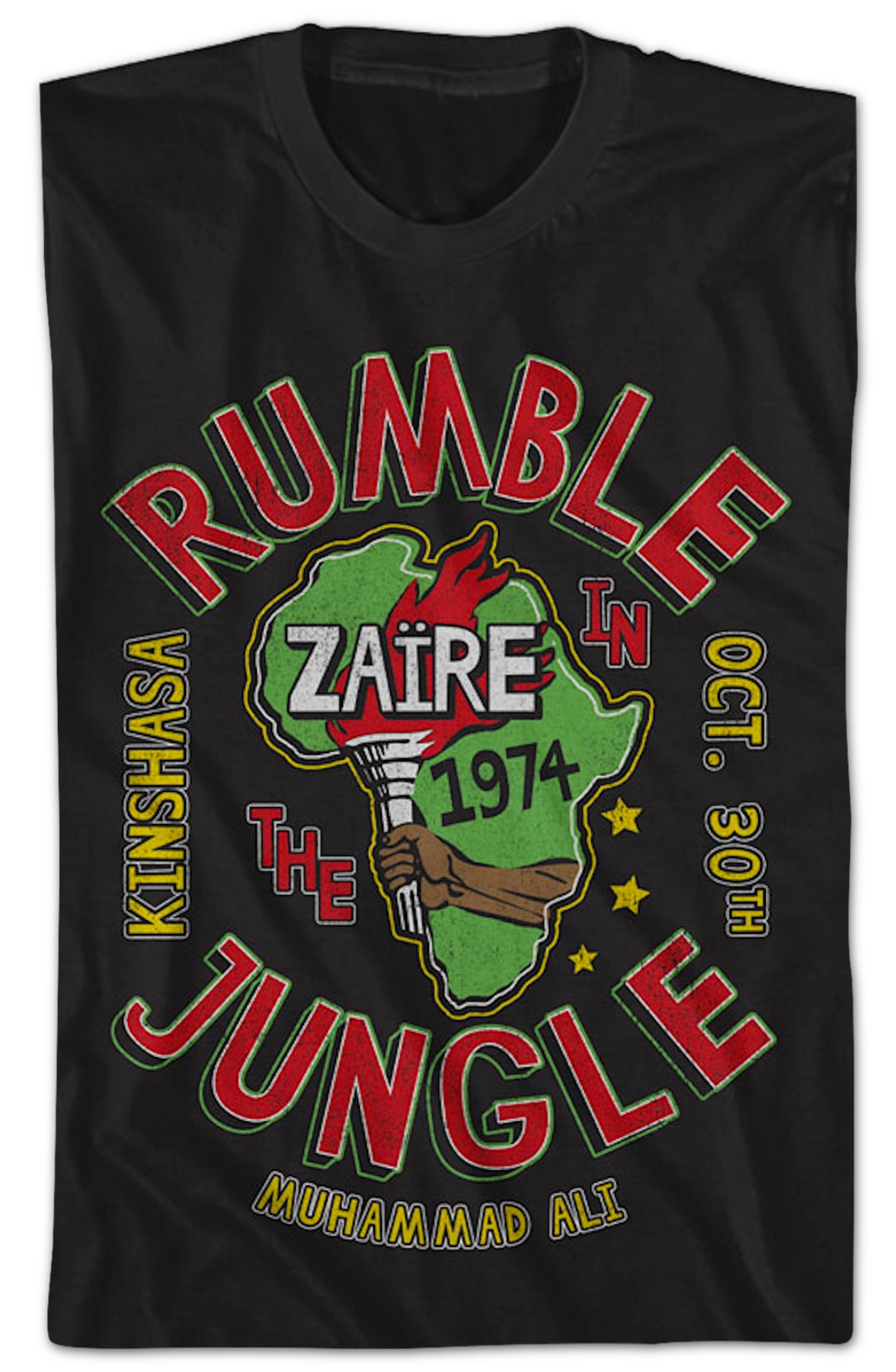 Rumble In The Jungle 1974 Muhammad Ali T-Shirt