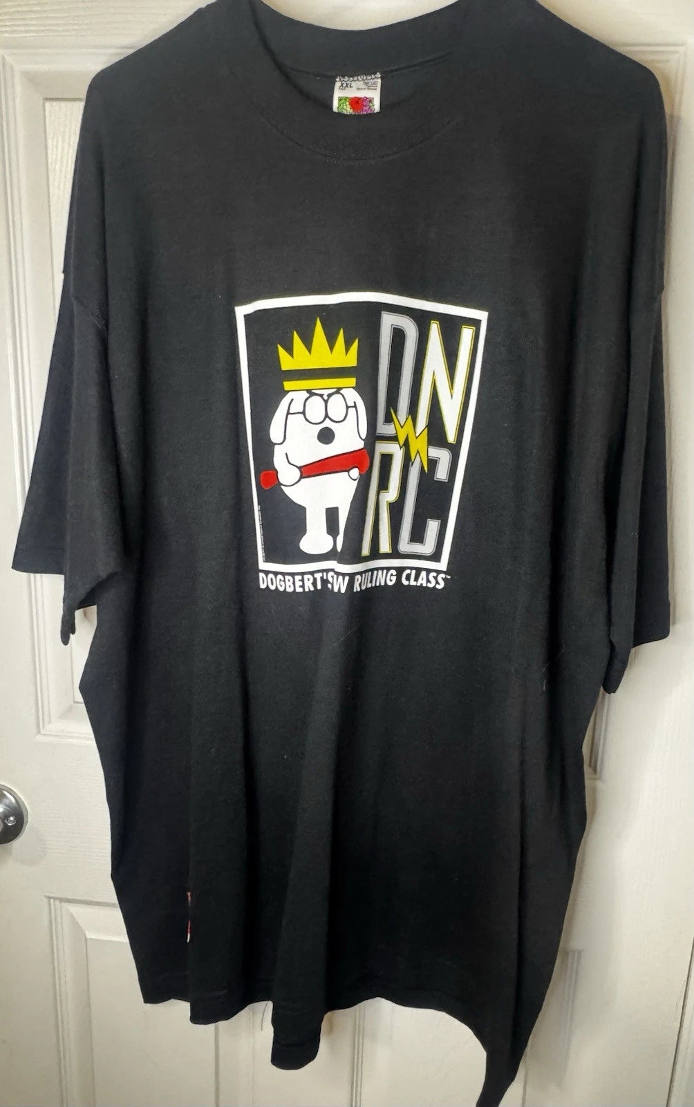 Vintage Dilbert Dogbert T Shirt XXL Cartoon Graphic 90s Comic Office Humor Tee