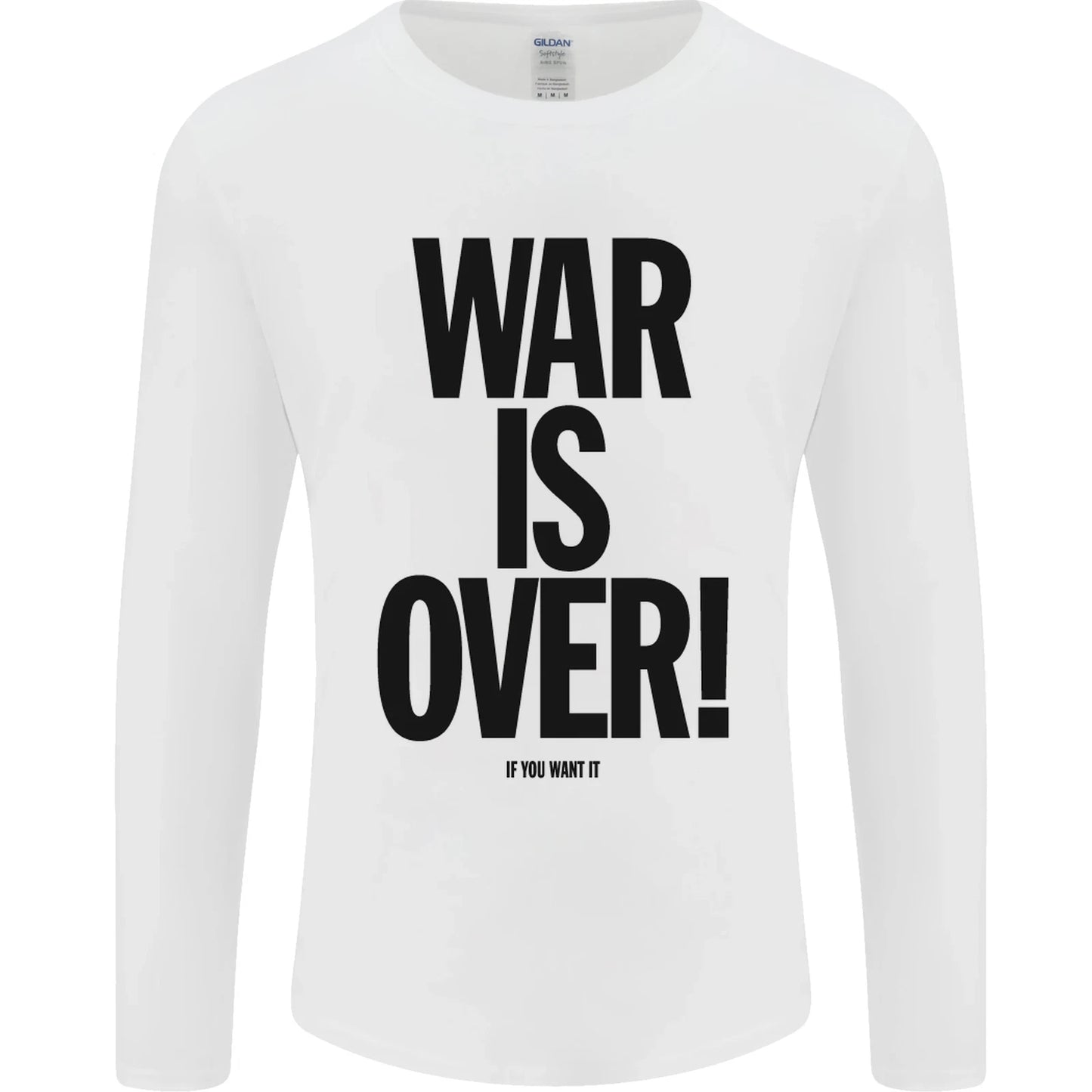 War Is Over if You Want It John Lennon Mens Long Sleeve T-Shirt