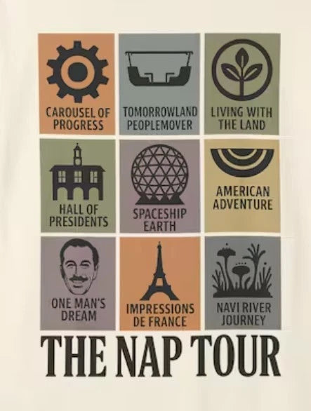 THE NAP TOUR - Parks Dad Joke T-Shirt