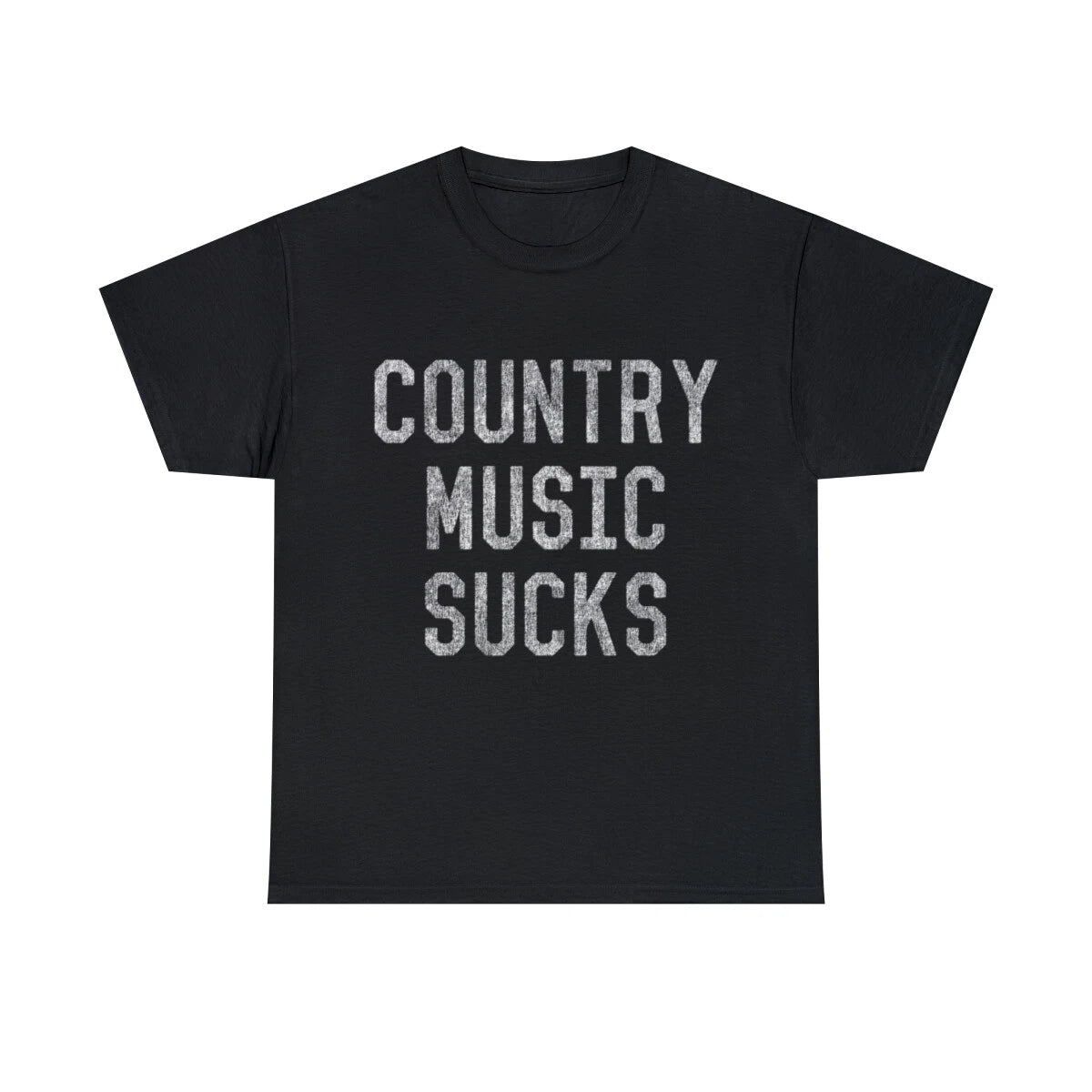 Retro Country Music Sucks Graphic Tee Shirt, S-5XL